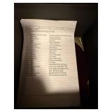 Large Collection of Vintage 45 RPM Records with Storage Cases and Listings