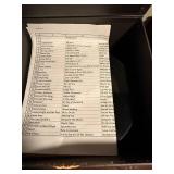 Large Collection of Vintage 45 RPM Records with Storage Cases and Listings