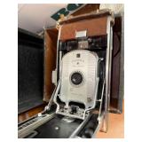Polaroid Land Camera Model 95A with Brown Case and Flash