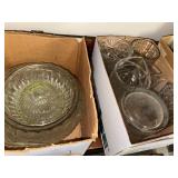 Collection of Vintage Glass Bowls and Vases