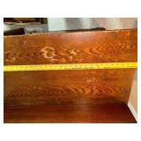 Antique Wooden Sideboard Cabinet with Brass Hardware