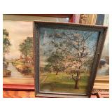 Collection of 6 Framed Vintage and Signed Artwork Prints and Paintings