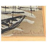 Collection of 6 Framed Vintage and Signed Artwork Prints and Paintings