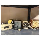 Collection of 5 Vintage and Retro Electric Alarm Clocks