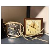 Collection of 5 Vintage and Retro Electric Alarm Clocks