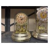 Collection of 4 Anniversary Mantel Clocks - Quartz Centurion, MYC, and Elgin