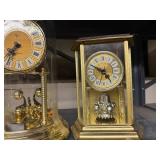 Collection of 4 Anniversary Mantel Clocks - Quartz Centurion, MYC, and Elgin