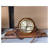 Hammond Electric Mantel Clock with Wood Case