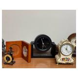 Collection of 12 Vintage and Novelty Tabletop Clocks