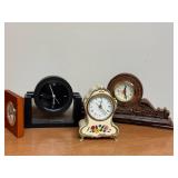 Collection of 12 Vintage and Novelty Tabletop Clocks