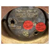 Vintage United Clock Corp Ship Clock Nautical Mantel Art Deco