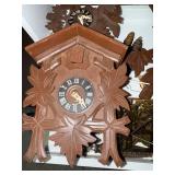 Lot of Vintage Cuckoo Clocks for Parts or Repair