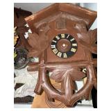 Lot of Vintage Cuckoo Clocks for Parts or Repair