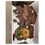 Lot of 2 Vintage Cuckoo Clocks for Parts or Repair