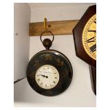 Set of 3 Vintage Wall Clocks with Decorative Motifs