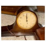 Pair of Vintage Revere Electric Mantel Clocks with Wood Cases