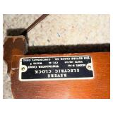 Pair of Vintage Revere Electric Mantel Clocks with Wood Cases