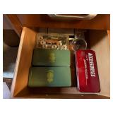 Viking Husqvarna Sewing Machine with Wood Cabinet and Accessories