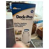 HomeRight Deck-Pro 2 Gallon Tank Sprayer in Original Box