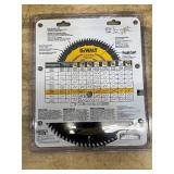 DEWALT DW3218PT 10-Inch 80 Tooth ATB Crosscutting Saw Blade with 5/8-Inch Arbor and Tough Coat Finish