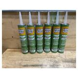 Lot of 6 - Liquid Nails 10 Oz Subfloor And Deck Construction Latex Adhesive