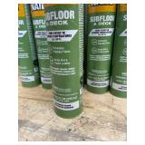 Lot of 6 - Liquid Nails 10 Oz Subfloor And Deck Construction Latex Adhesive