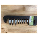 Pittsburgh 1/4" & 3/8" Drive 9 Pc. Star Point Socket Set (08222510)