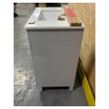HOME DECORATORS COLLECTION Bliston 30 in. Single Sink Dove Gray Bath Vanity with White Engineered Stone Top & Backsplash
