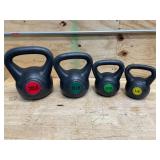 Lot of 4 - Various Weights