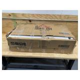 HOMCOM Kitchen Island with Drop Leaf Trolley Cart on Wheels Drawer Cabinet Towel Racks ( 47" x 18" x 36")