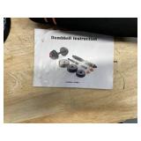 FEIERDUN Adjustable Dumbbells, 40lbs Free Weight Set with Connector, 5 in1 Dumbbell Set