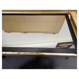 Amorho Black Bathroom Mirror, 60x28