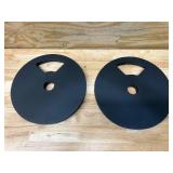 45 lb weight plates two pair (4x 45lb)