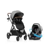 EVENFLO Shyft Intuiti Travel System with Revolve180 LiteMax NXT Rotational Infant Car Seat (Fossil Gray) (incomplete)