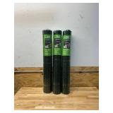 EVERBILT poultry netting green plastic lot (3) NEW