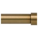 IVILON drapery rod warm gold finish 72 in - 144 in NEW