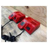 Lot of 2 - Milwaukee Rapid Charger M12 M18
