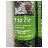 Lot of 3 - EVERBILT 3 ft x 25 ft Poultry Netting Green Plastic