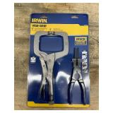 Irwin 2 pc. 11" C-Clamp, 8" Mig Welding Clamp (08282512)