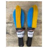 Lot of 2 - Carrand 92012 AutoSpa Deluxe Grip Tech Wheel and Brake Dust Brush