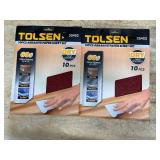 Lot of 2 -  Tolsen Abrasive Paper