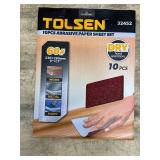 Lot of 2 -  Tolsen Abrasive Paper