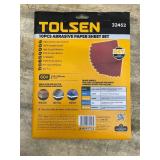 Lot of 2 -  Tolsen Abrasive Paper