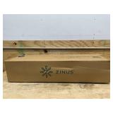 ZINUS 3 Inch Green Tea Cooling Gel Memory Foam Zoned Support Mattress Topper, Twin