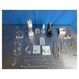 Lot of Perfume and Jewelry