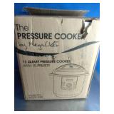 MegaChef 12 Qt. Steel Digital Pressure Cooker with 15 Presets