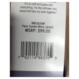 Steve Madden BB Dakota Faux Suede Jacket. Brand New. Color: Bone Size: XL
