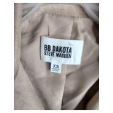Steve Madden BB Dakota Faux Suede Jacket. Brand New. Color: Bone Size: XS