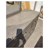 Riverside Furniture Vogue 7 Drawer Dresser and Nightstand in Gray Wash