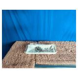 2 Bath Rugs and a Shower Curtain